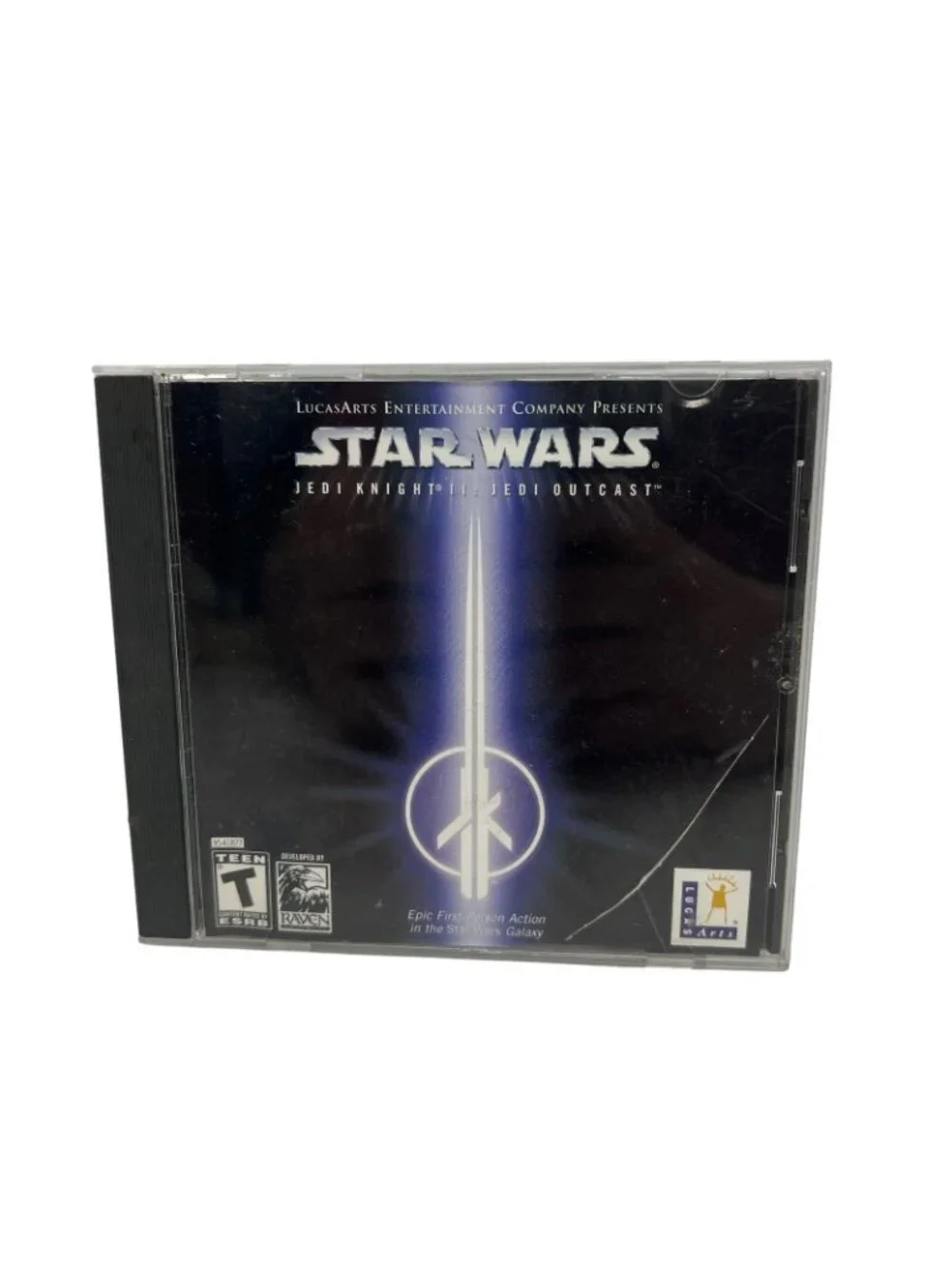 Star Wars Jedi Knight Academy & II 2 Outcast PC Game Lot Tested 2002 2003 Retro